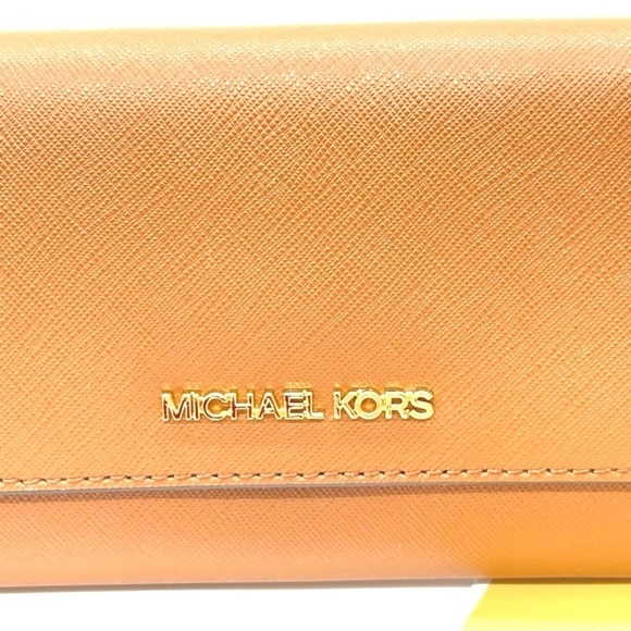 Michael Kors Large Trifold Wallet Luggage (NWT) - Picture 6 of 9
